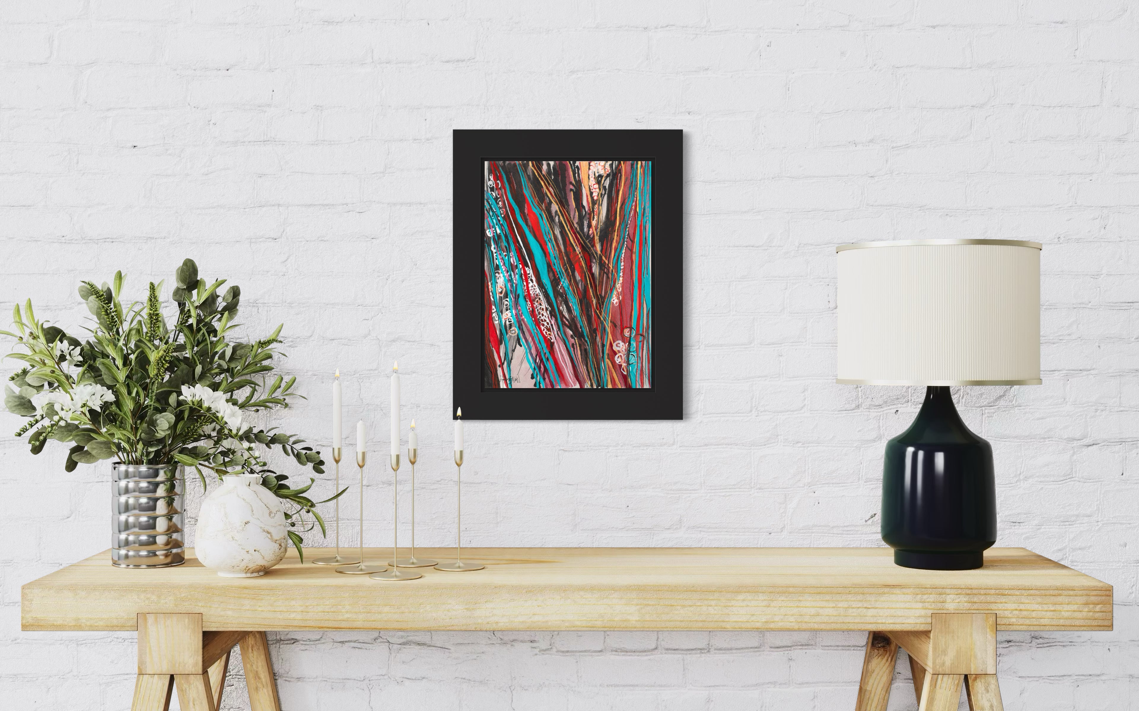 Mystic Lianas Blue – Amazonia Original Painting