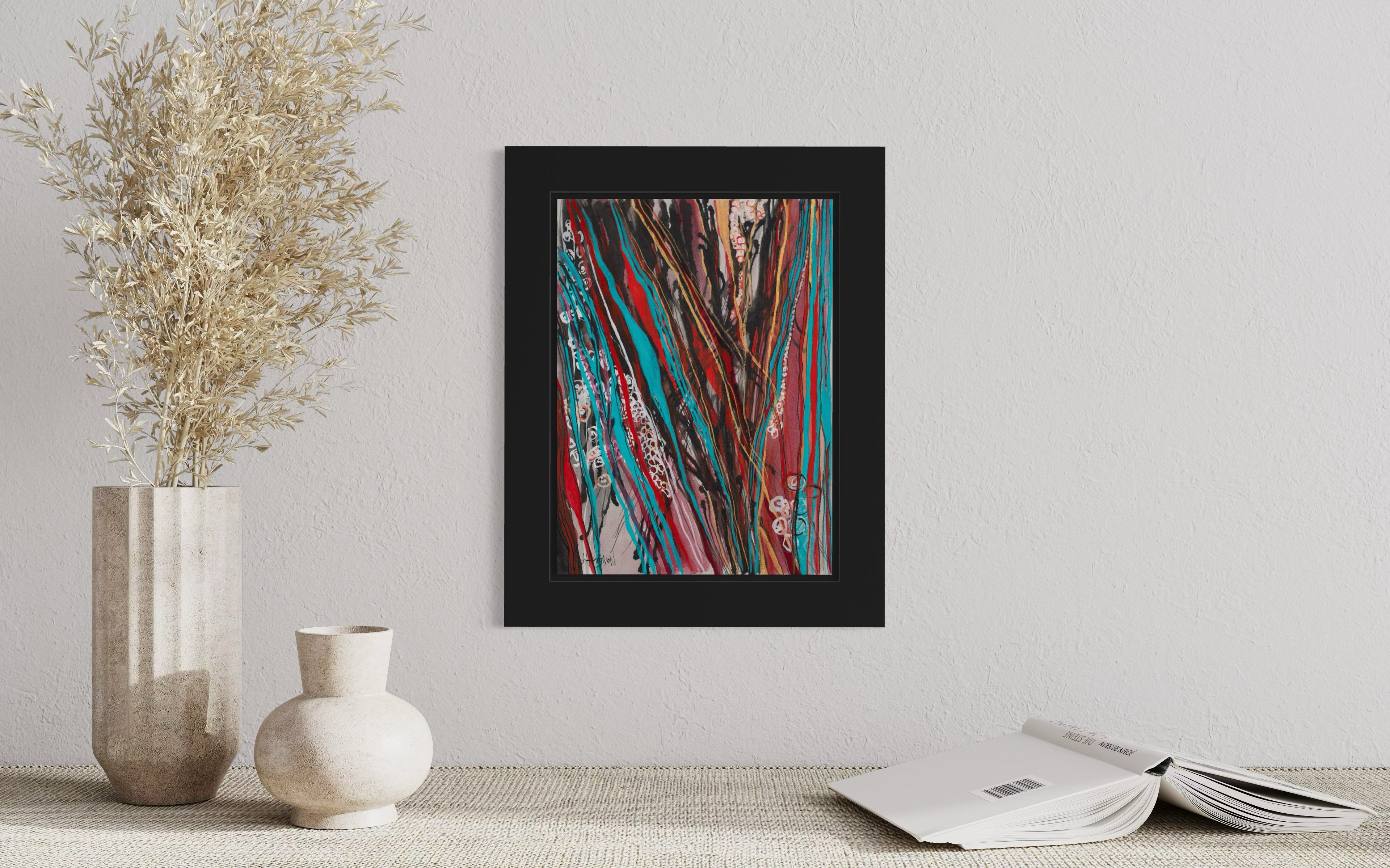 Mystic Lianas Blue – Amazonia Original Painting