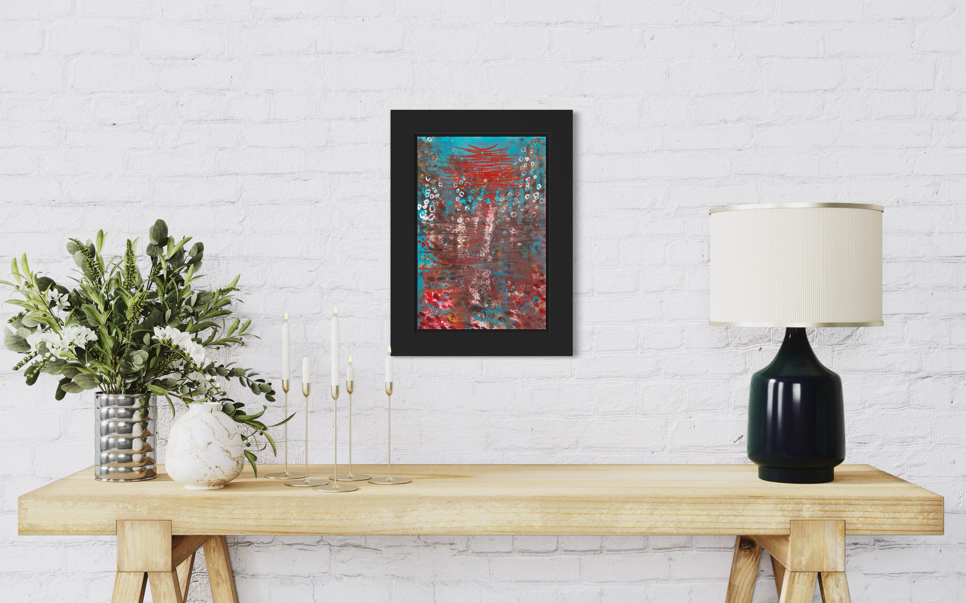 Mystic Lianas Red – Amazonia Original Painting