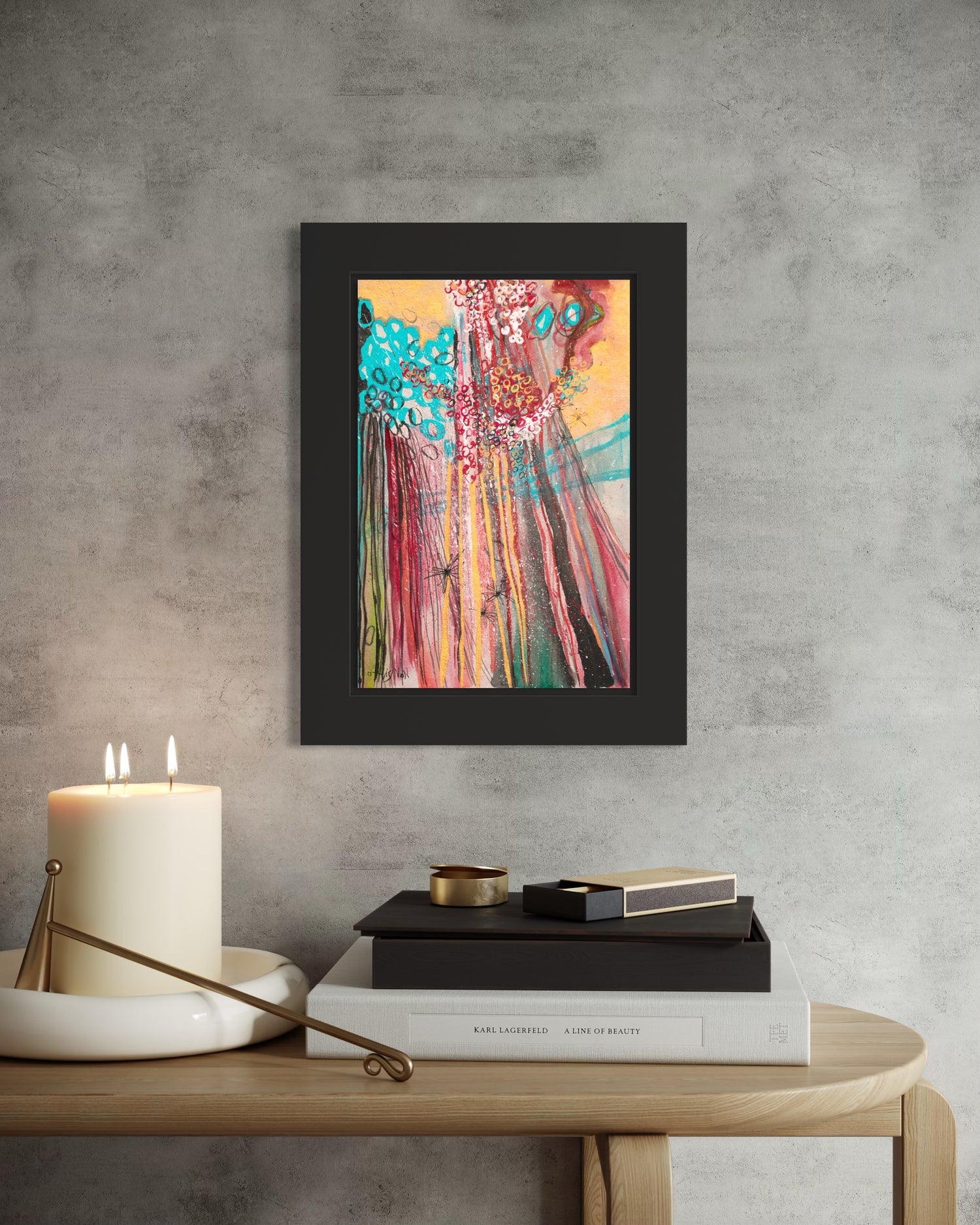 Mystic Lianas Gold – Amazonia Original Painting