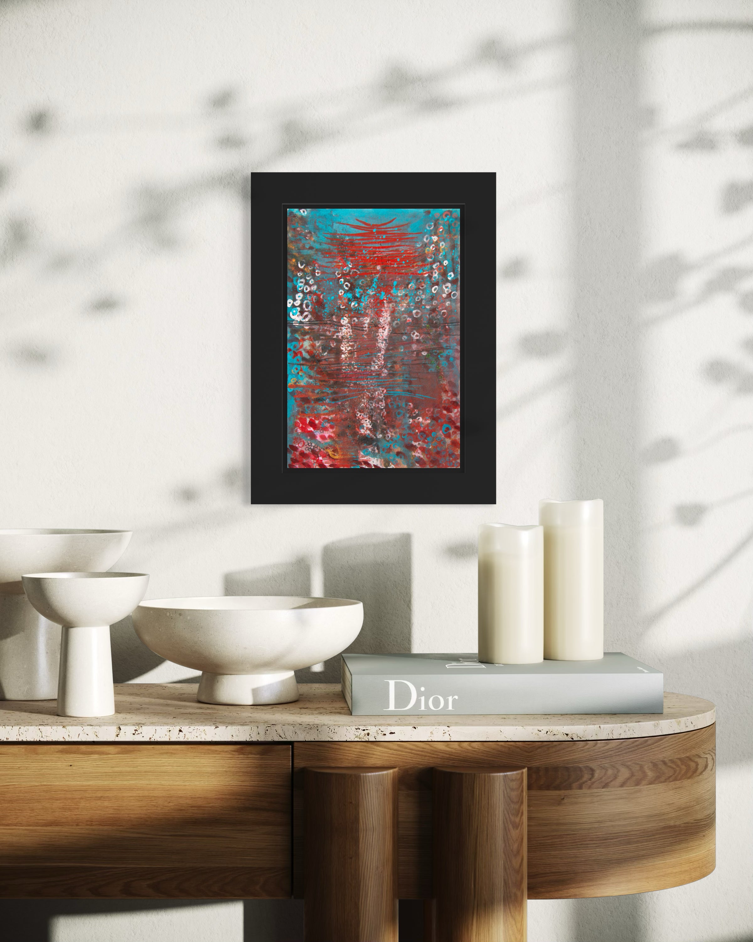Mystic Lianas Red – Amazonia Original Painting