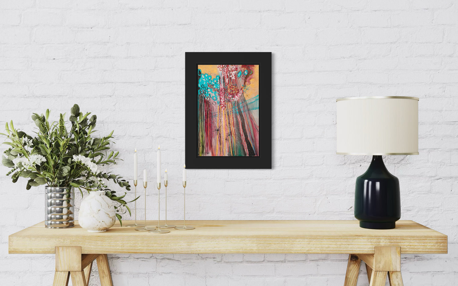Mystic Lianas Gold – Amazonia Original Painting