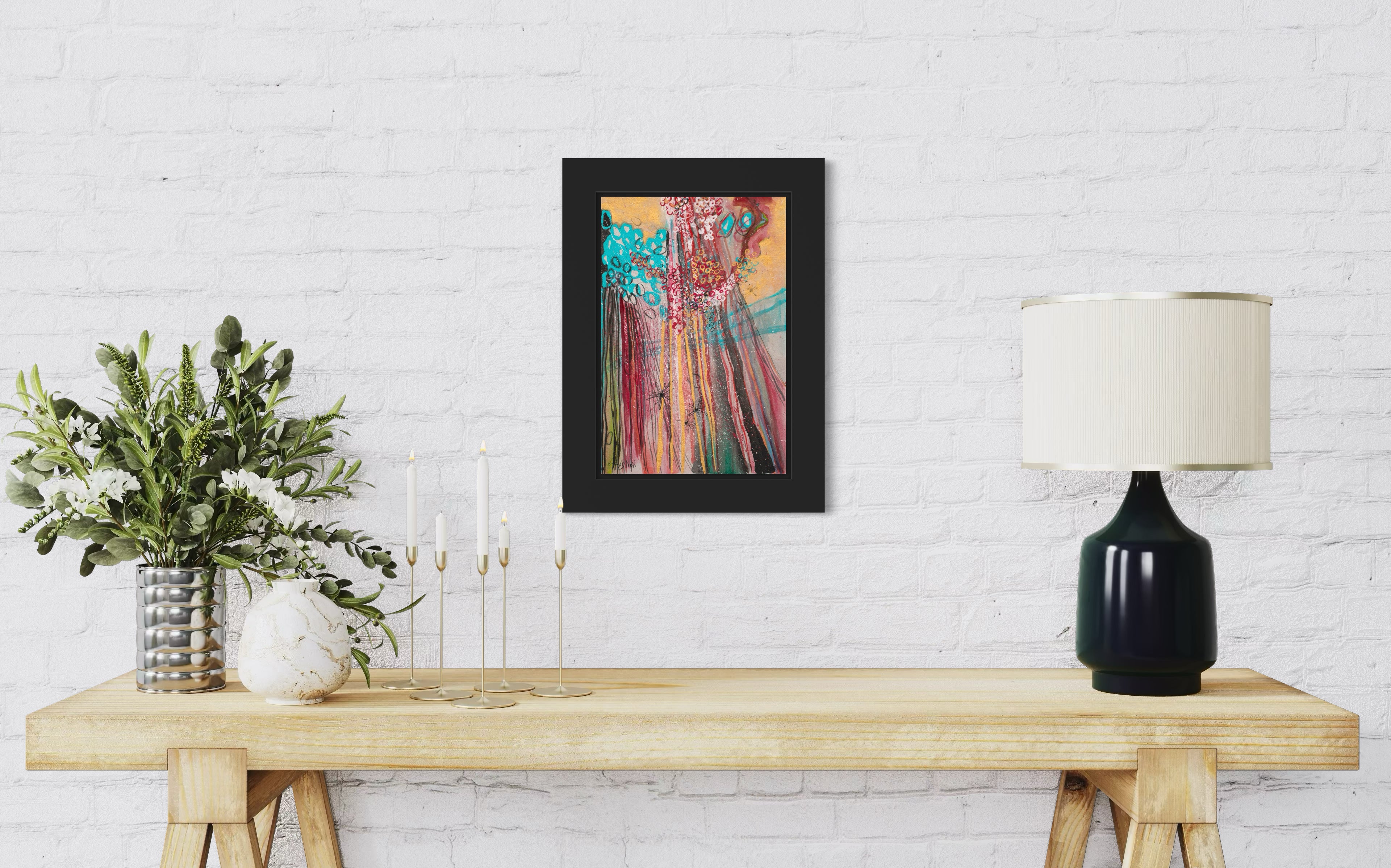 Mystic Lianas Gold – Amazonia Original Painting