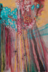 Mystic Lianas Gold abstract painting from the Amazonia series by Florence Liger d’Avignon